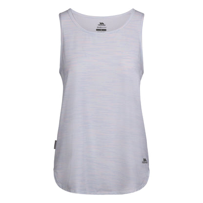 White - Front - Trespass Womens-Ladies Kannal Active Tank Top