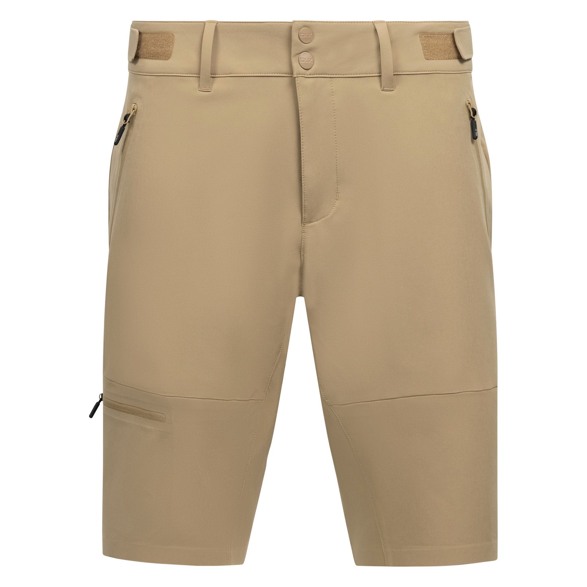 Camel - Front - Trespass Mens Ralf DLX Cargo Shorts