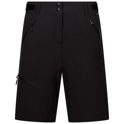 Black - Front - Trespass Womens-Ladies Jocelyn DLX Cargo Shorts