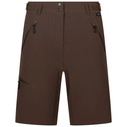 Peat - Front - Trespass Womens-Ladies Jocelyn DLX Cargo Shorts
