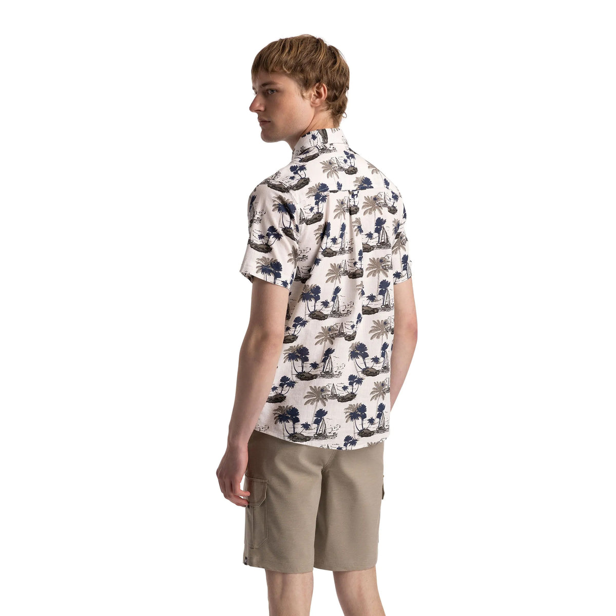 Off White - Lifestyle - Trespass Mens Frantom Woven Casual Shirt