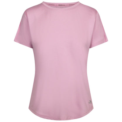 Pink Peony - Front - Trespass Womens-Ladies Muskwa Knitted T-Shirt