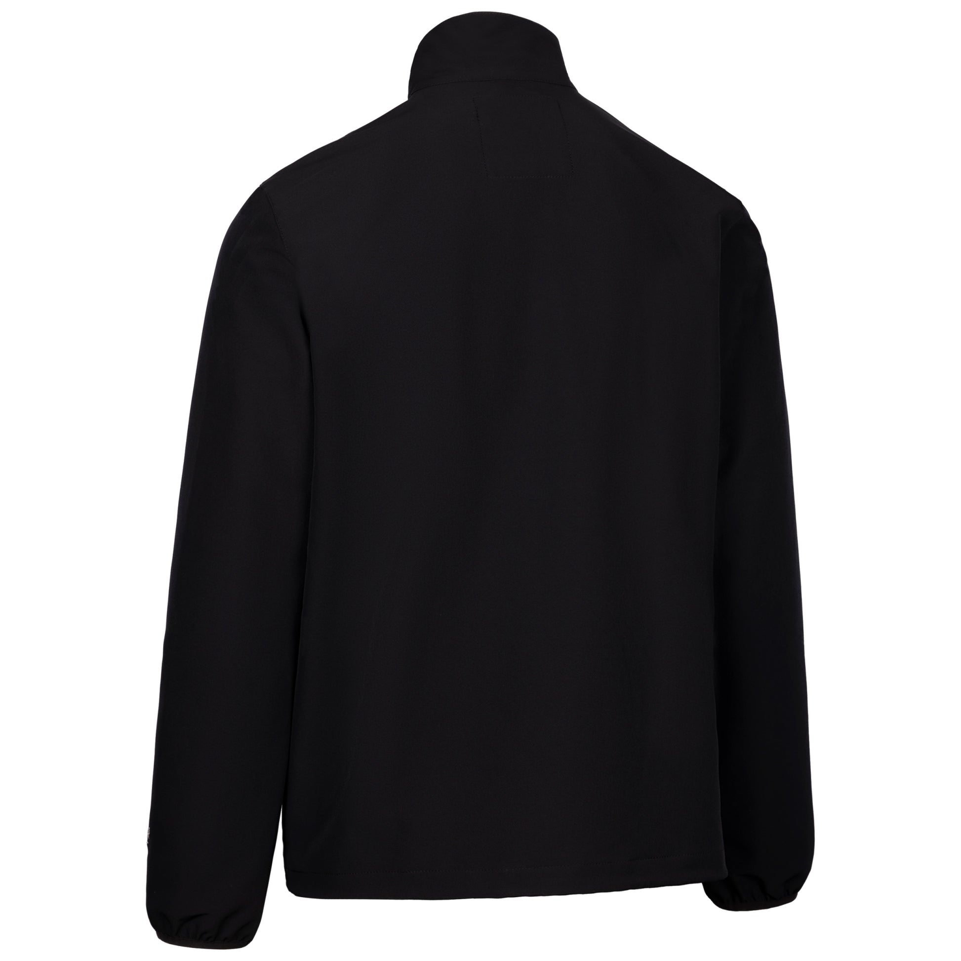Black - Back - Trespass Mens Filmford Packaway Waterproof Jacket