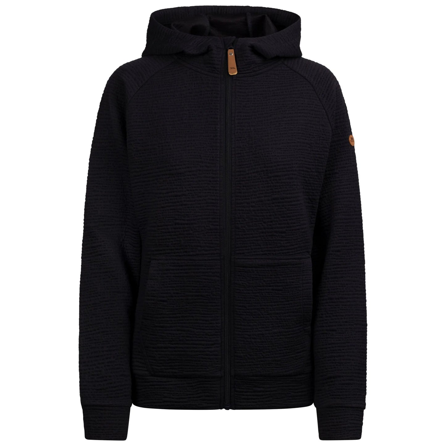 Navy - Front - Trespass Womens-Ladies Lillie Full Zip Hoodie