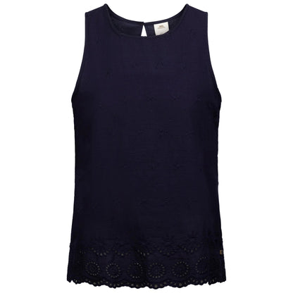 Navy - Front - Trespass Womens-Ladies Zadie Sleeveless Casual Top