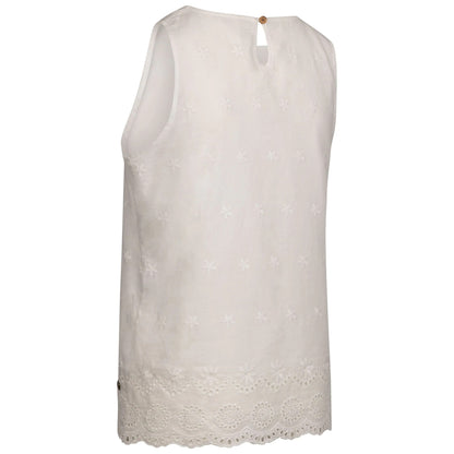 White - Back - Trespass Womens-Ladies Zadie Sleeveless Casual Top