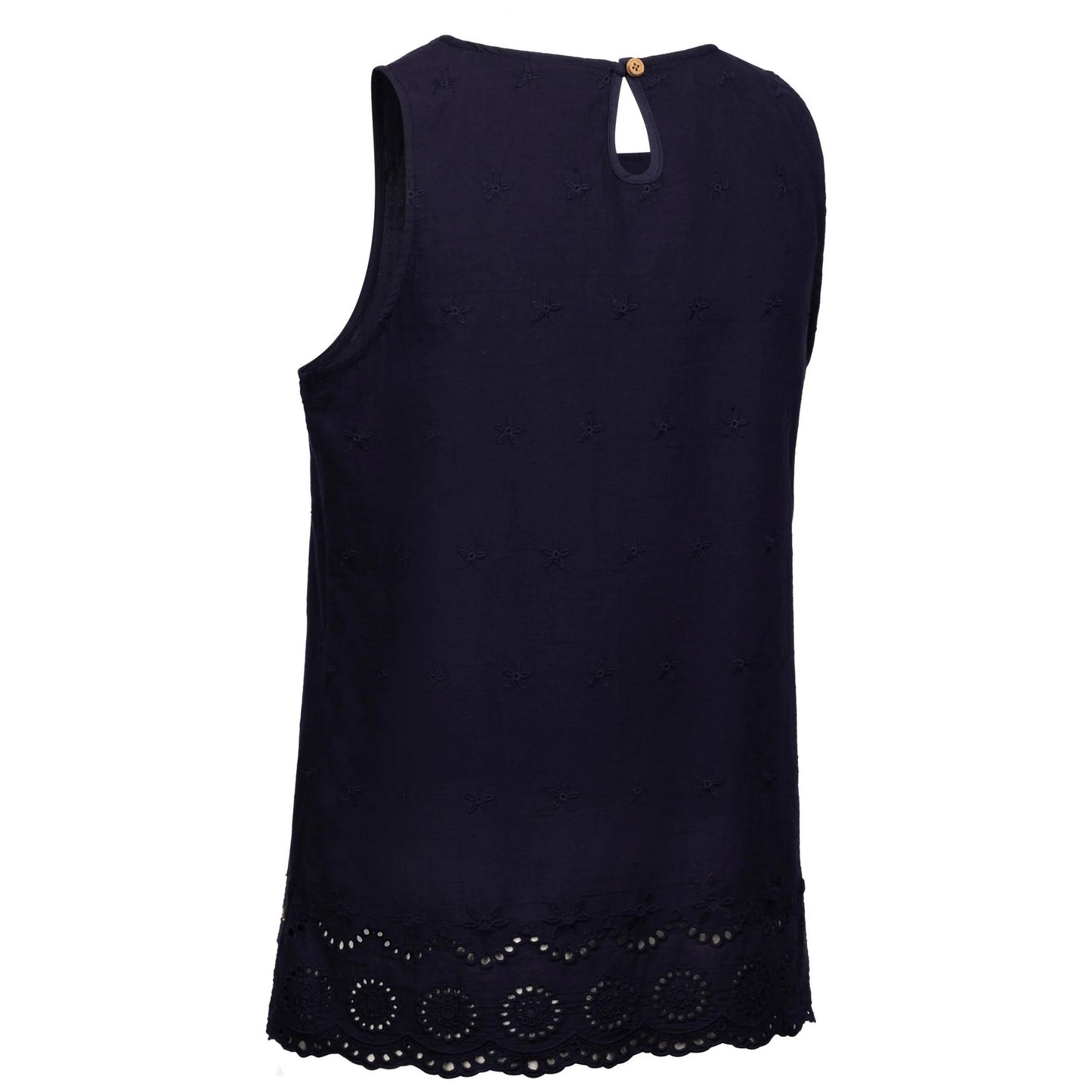 Navy - Back - Trespass Womens-Ladies Zadie Sleeveless Casual Top