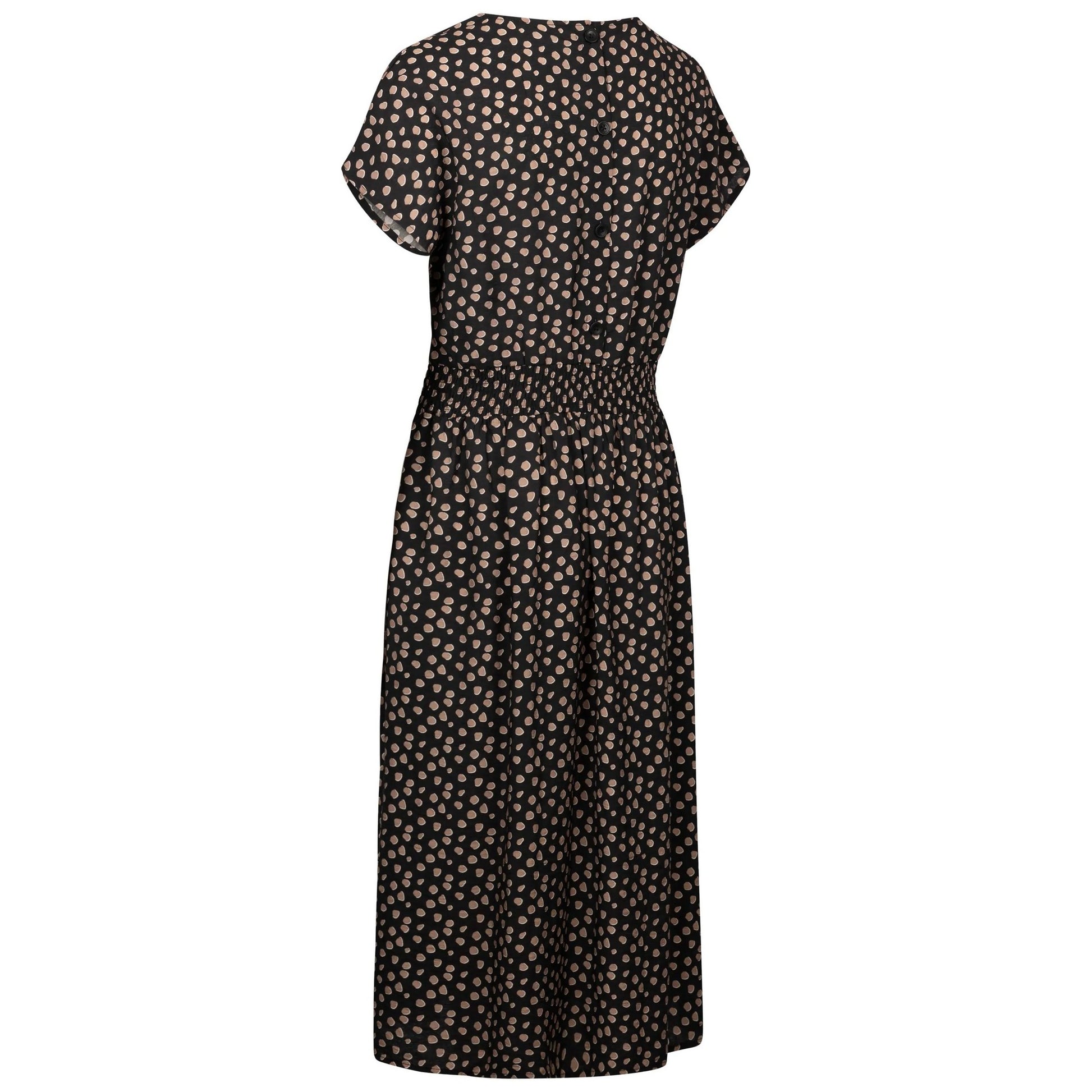 Black - Back - Trespass Womens-Ladies Susanne Casual Midi Dress
