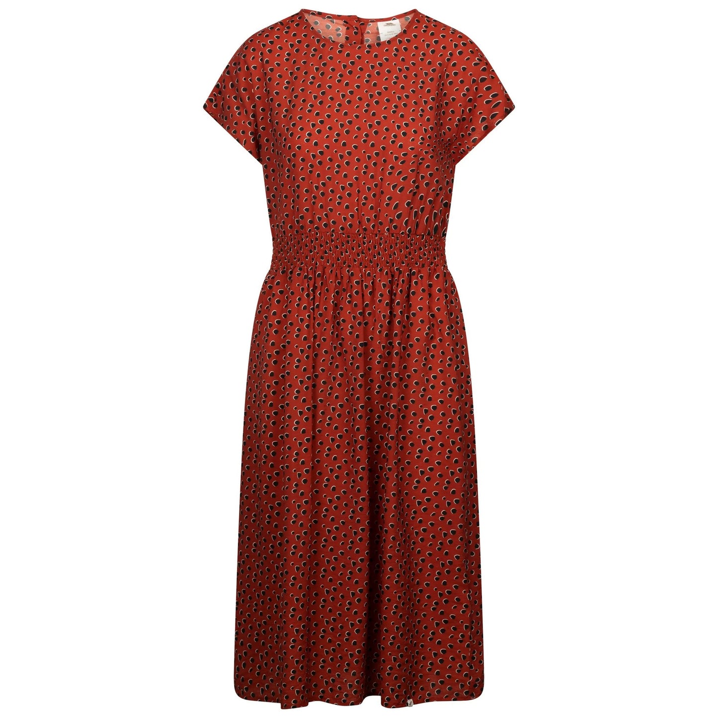 Burnt Sienna - Front - Trespass Womens-Ladies Susanne Casual Midi Dress