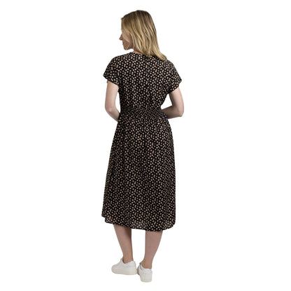 Black - Lifestyle - Trespass Womens-Ladies Susanne Casual Midi Dress