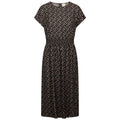 Black - Front - Trespass Womens-Ladies Susanne Casual Midi Dress