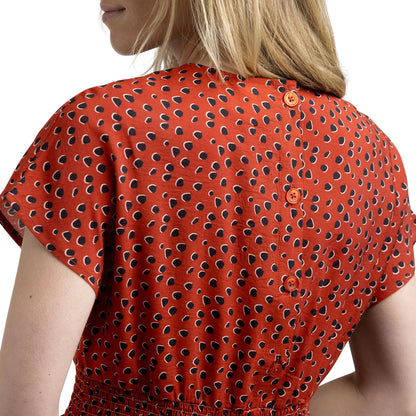 Burnt Sienna - Pack Shot - Trespass Womens-Ladies Susanne Casual Midi Dress