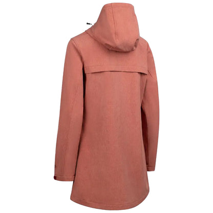 Burnt Sienna Marl - Back - Trespass Womens-Ladies Aylmer Soft Shell Jacket
