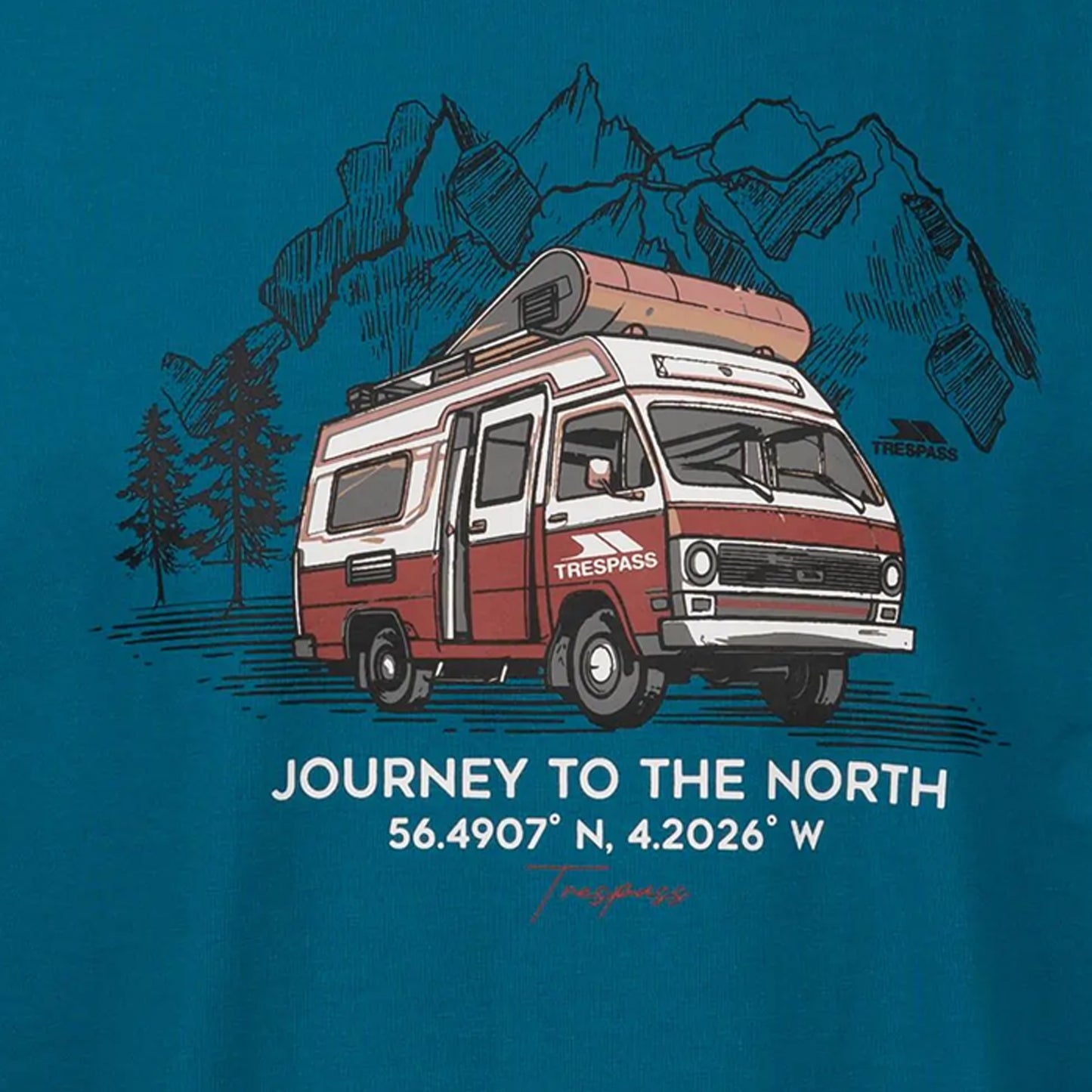 Bondi Blue - Lifestyle - Trespass Mens Tokso T-Shirt
