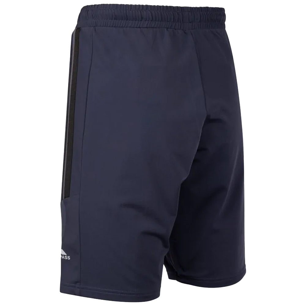 Dark Flint - Back - Trespass Mens Gatga Active Shorts