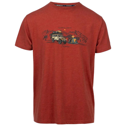 Burnt Sienna - Front - Trespass Mens Horton T-Shirt