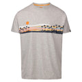 Grey Marl - Front - Trespass Mens Printed Casual T-Shirt