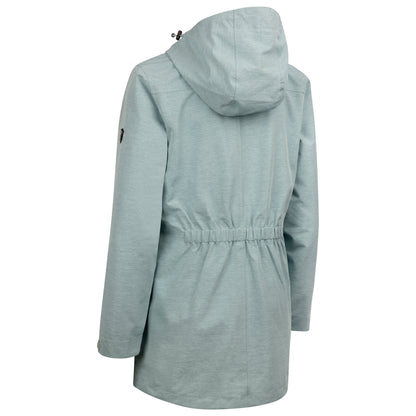 Dark Seafoam Marl - Back - Trespass Womens-Ladies Crystals Waterproof Jacket
