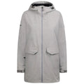 Platinum Marl - Front - Trespass Womens-Ladies Crystals Waterproof Jacket