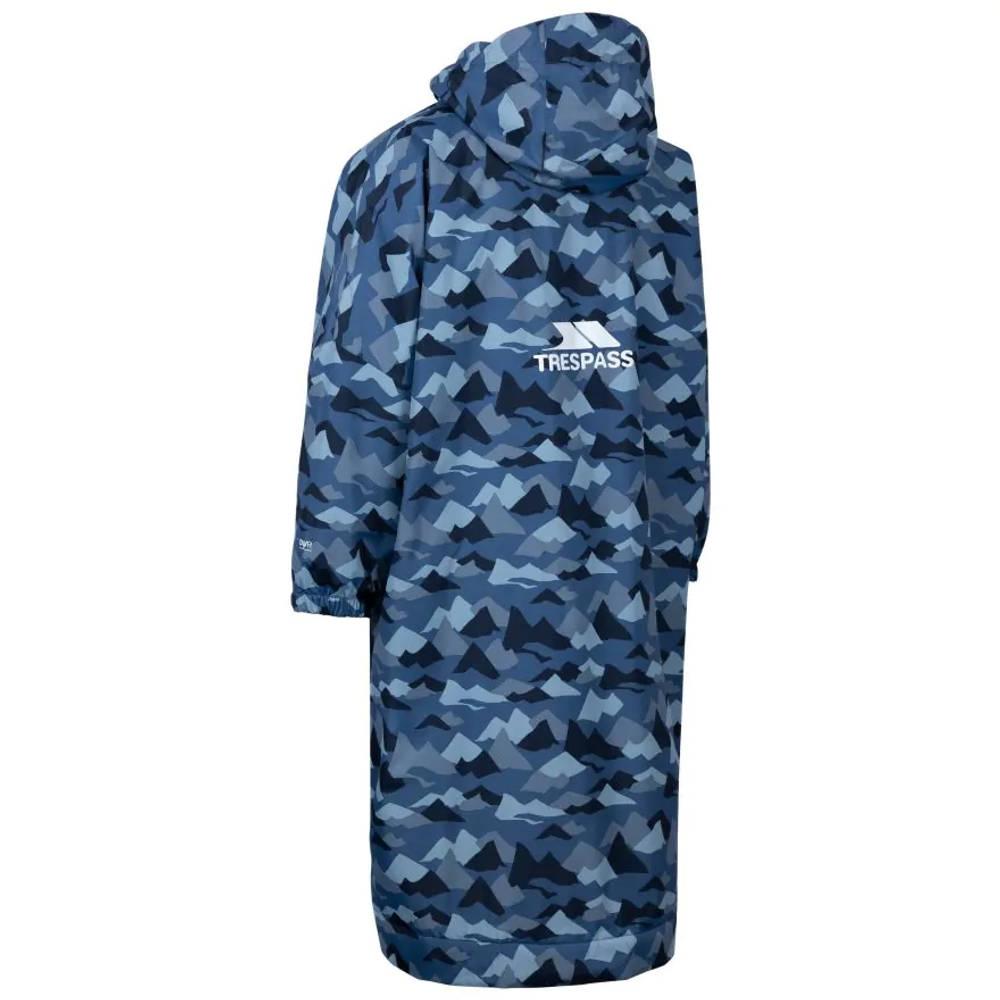 Blue - Back - Trespass Unisex Adult Hudsan Raincoat