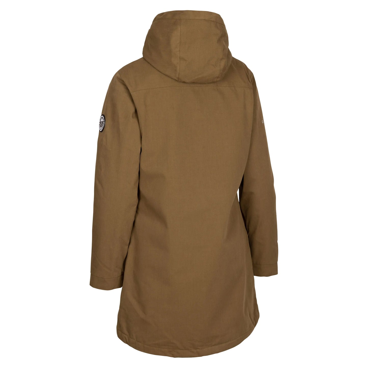 Dark Olive - Back - Trespass Womens-Ladies Risha TP50 Fleece Lined Waterproof Jacket