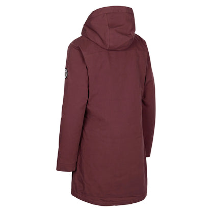 Mulberry - Back - Trespass Womens-Ladies Risha TP50 Fleece Lined Waterproof Jacket