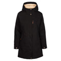 Black - Front - Trespass Womens-Ladies Risha TP50 Fleece Lined Waterproof Jacket