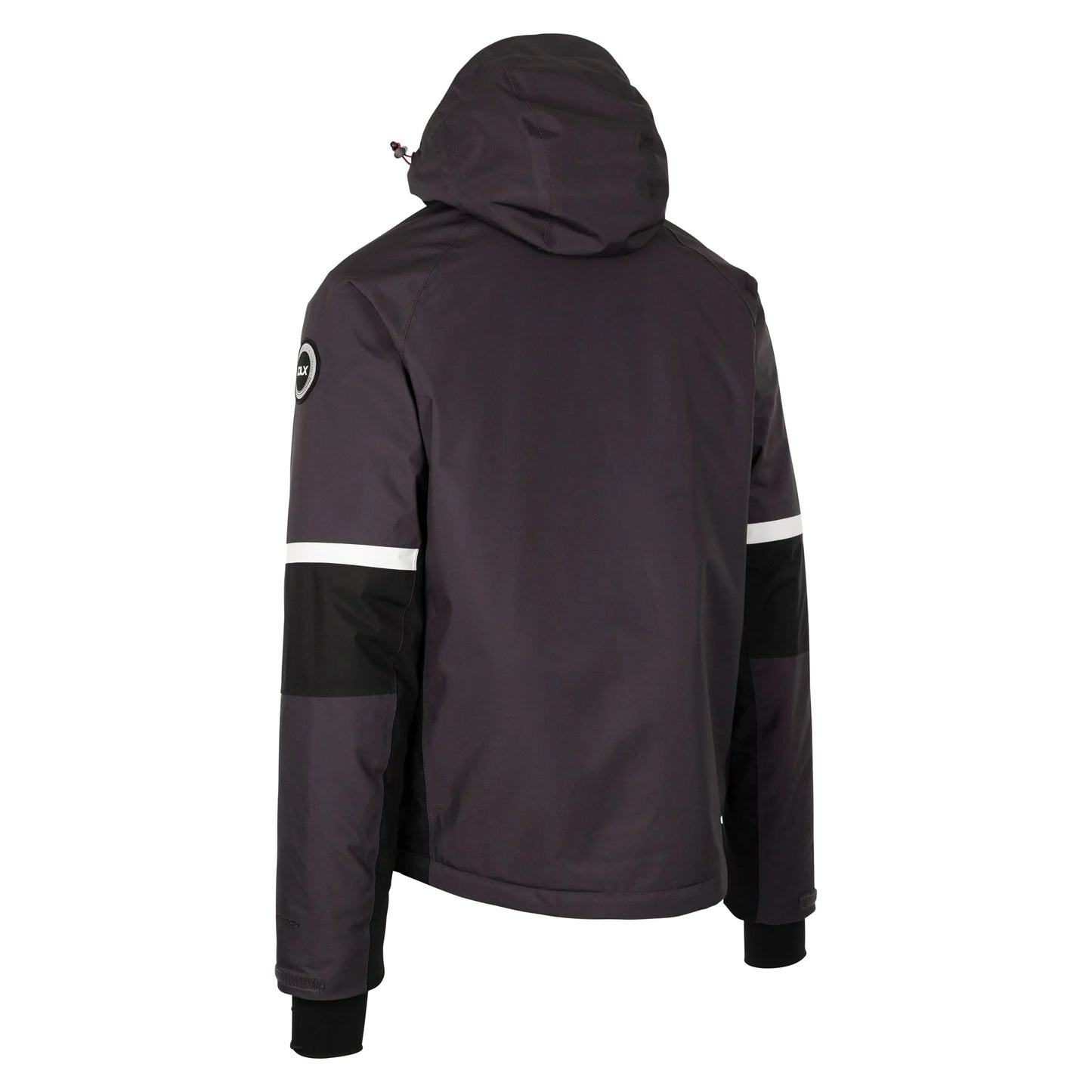 Dark Grey - Back - Trespass Mens Mackle DLX Ski Jacket