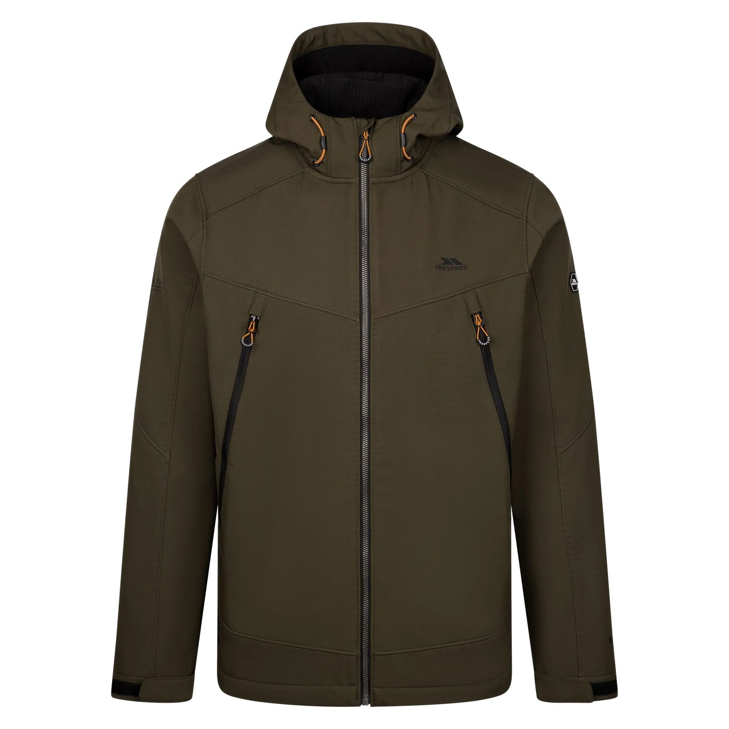 Dark Vine - Front - Trespass Mens Hubbard Soft Shell Jacket