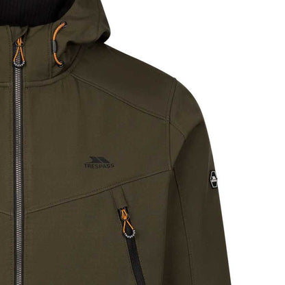 Dark Vine - Side - Trespass Mens Hubbard Soft Shell Jacket