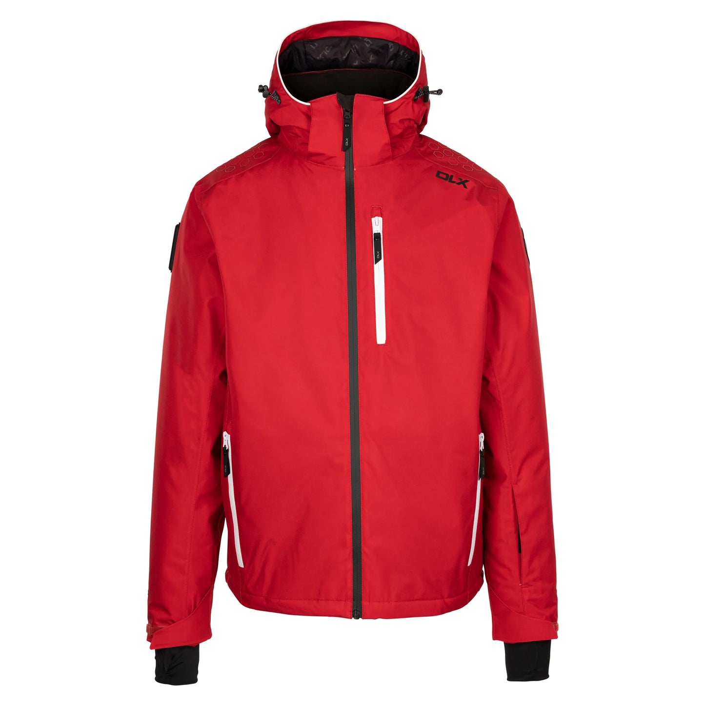 Red - Front - Trespass Mens Graham DLX Ski Jacket