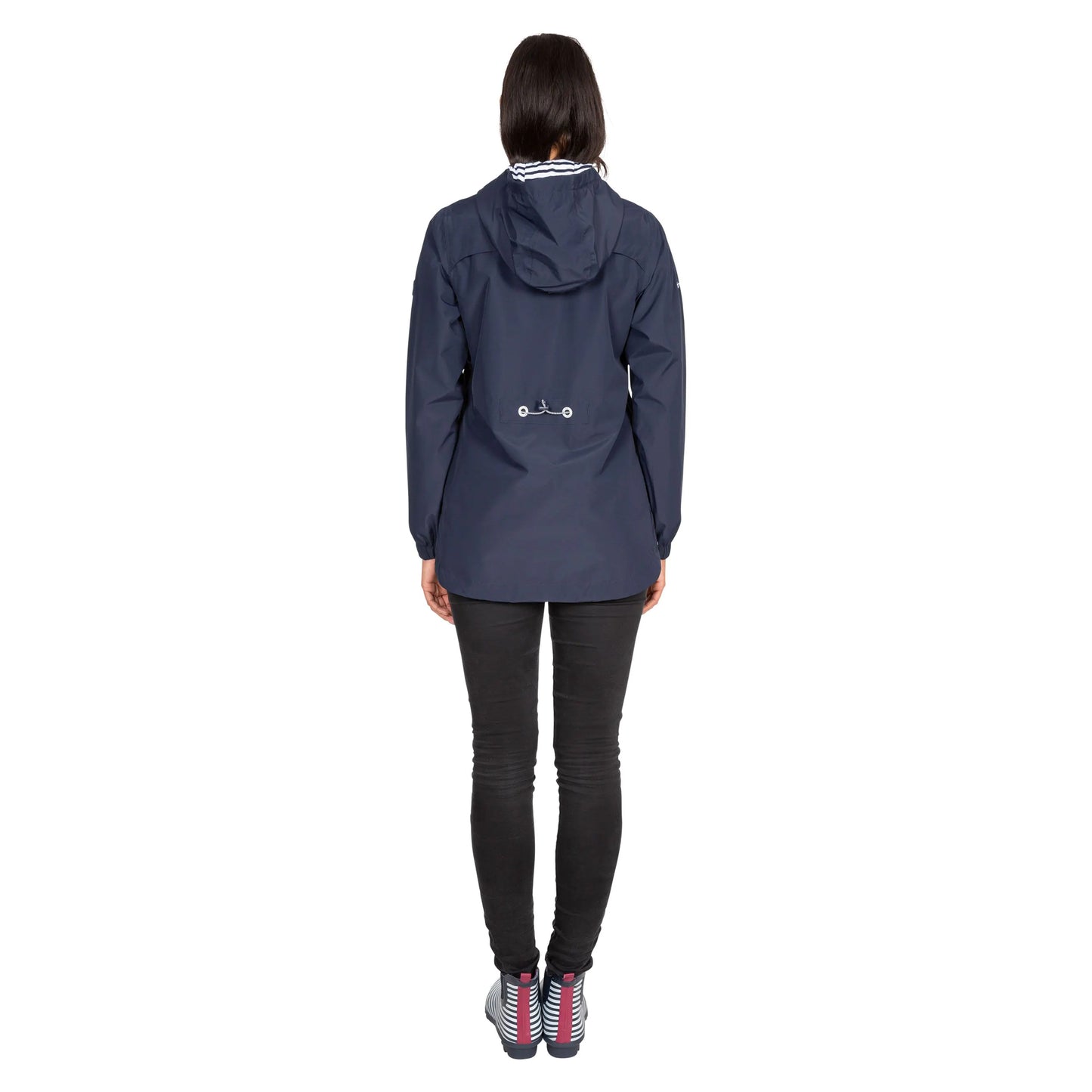 Navy - Lifestyle - Trespass Womens-Ladies Flourish Waterproof Jacket