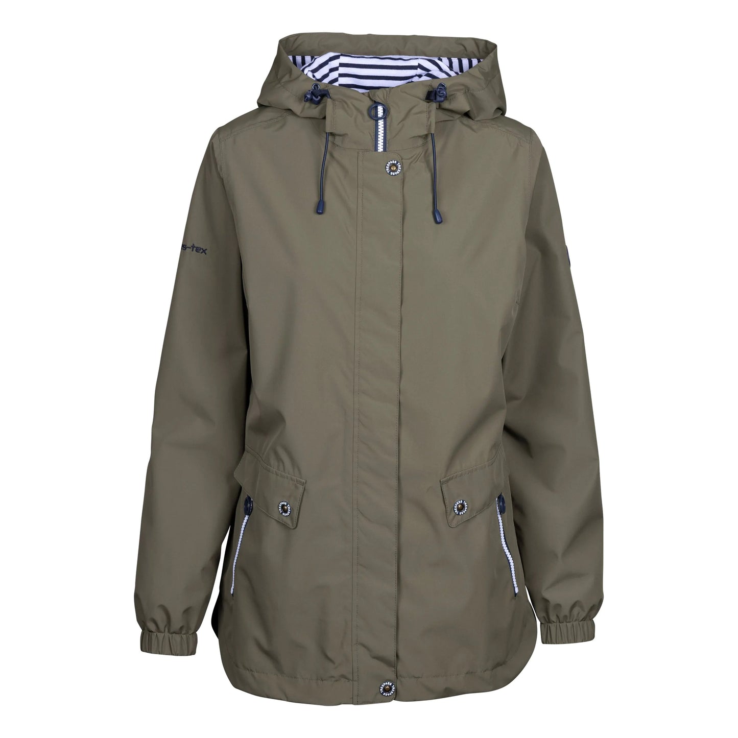 Herb - Front - Trespass Womens-Ladies Flourish Waterproof Jacket