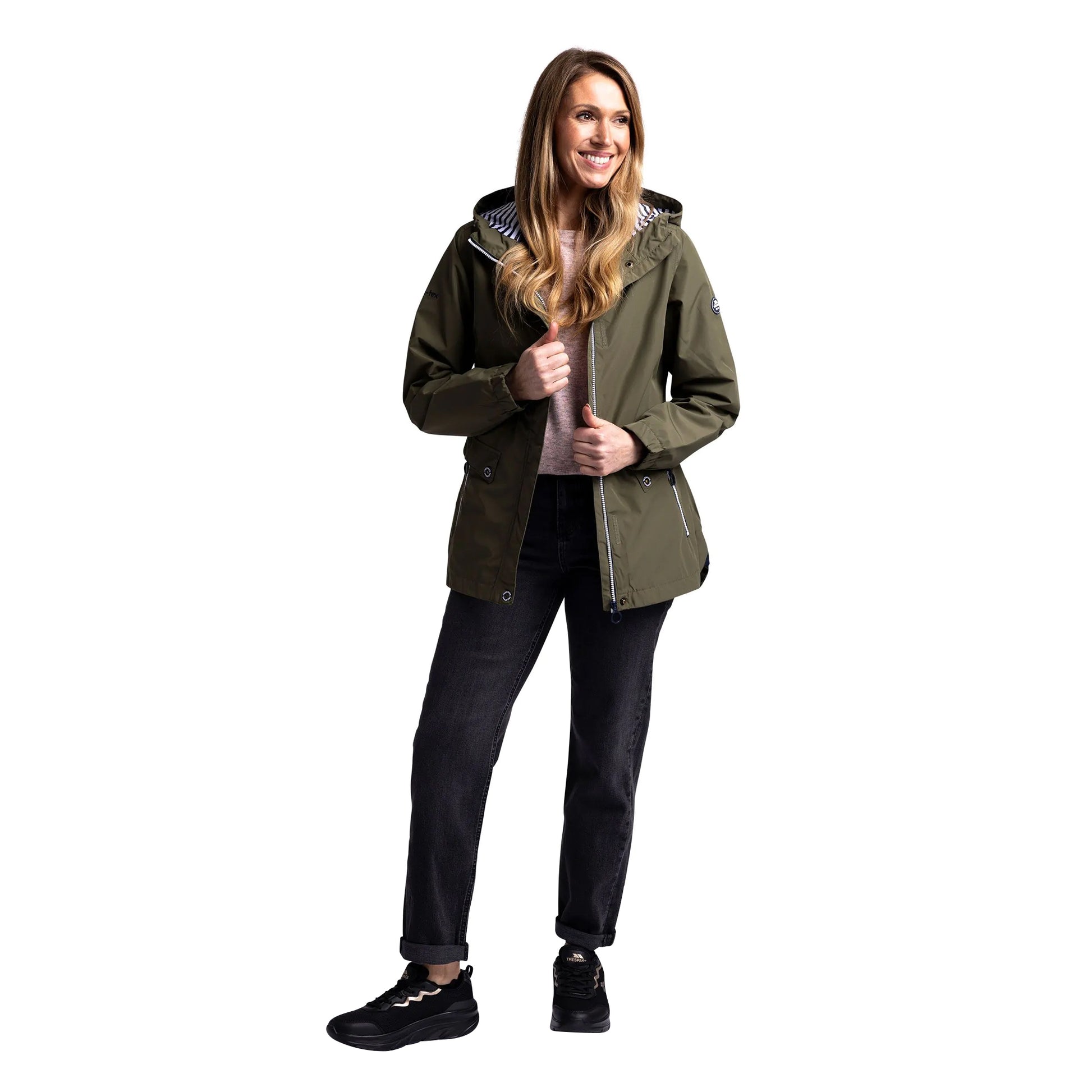 Herb - Side - Trespass Womens-Ladies Flourish Waterproof Jacket