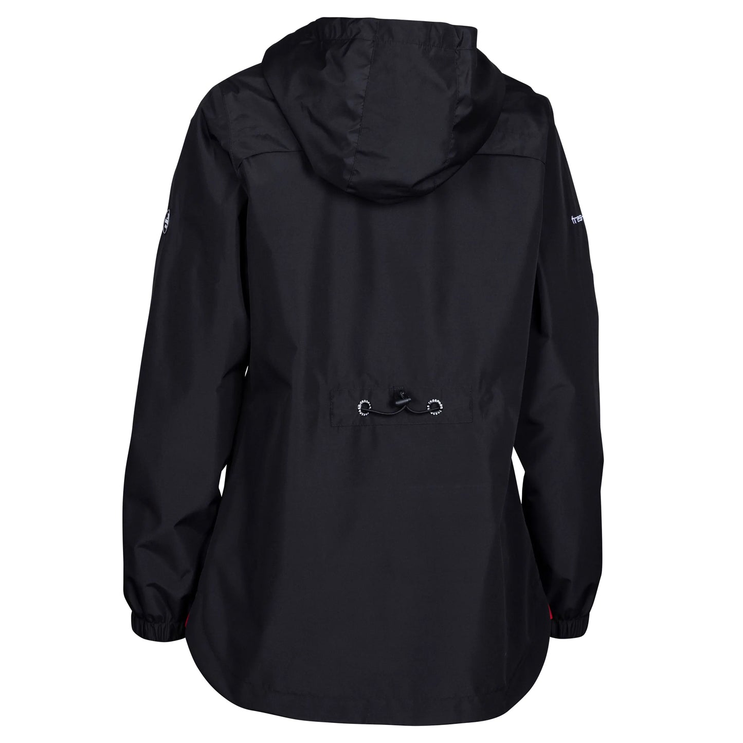 Black - Back - Trespass Womens-Ladies Flourish Waterproof Jacket