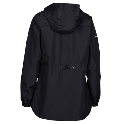 Black - Back - Trespass Womens-Ladies Flourish Waterproof Jacket
