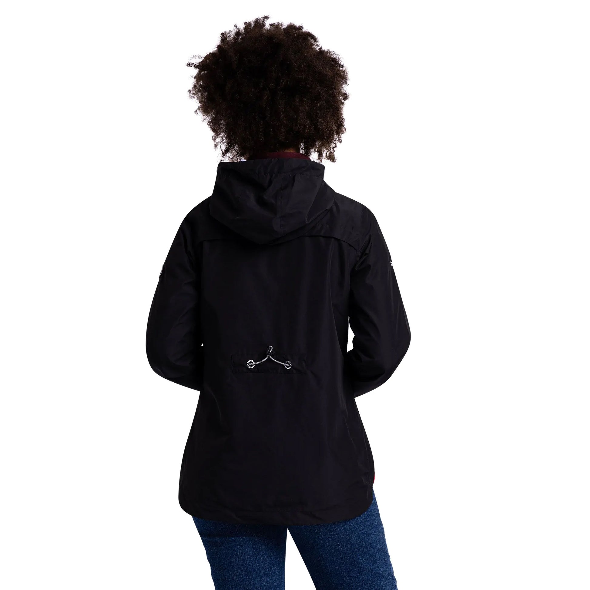 Black - Lifestyle - Trespass Womens-Ladies Flourish Waterproof Jacket