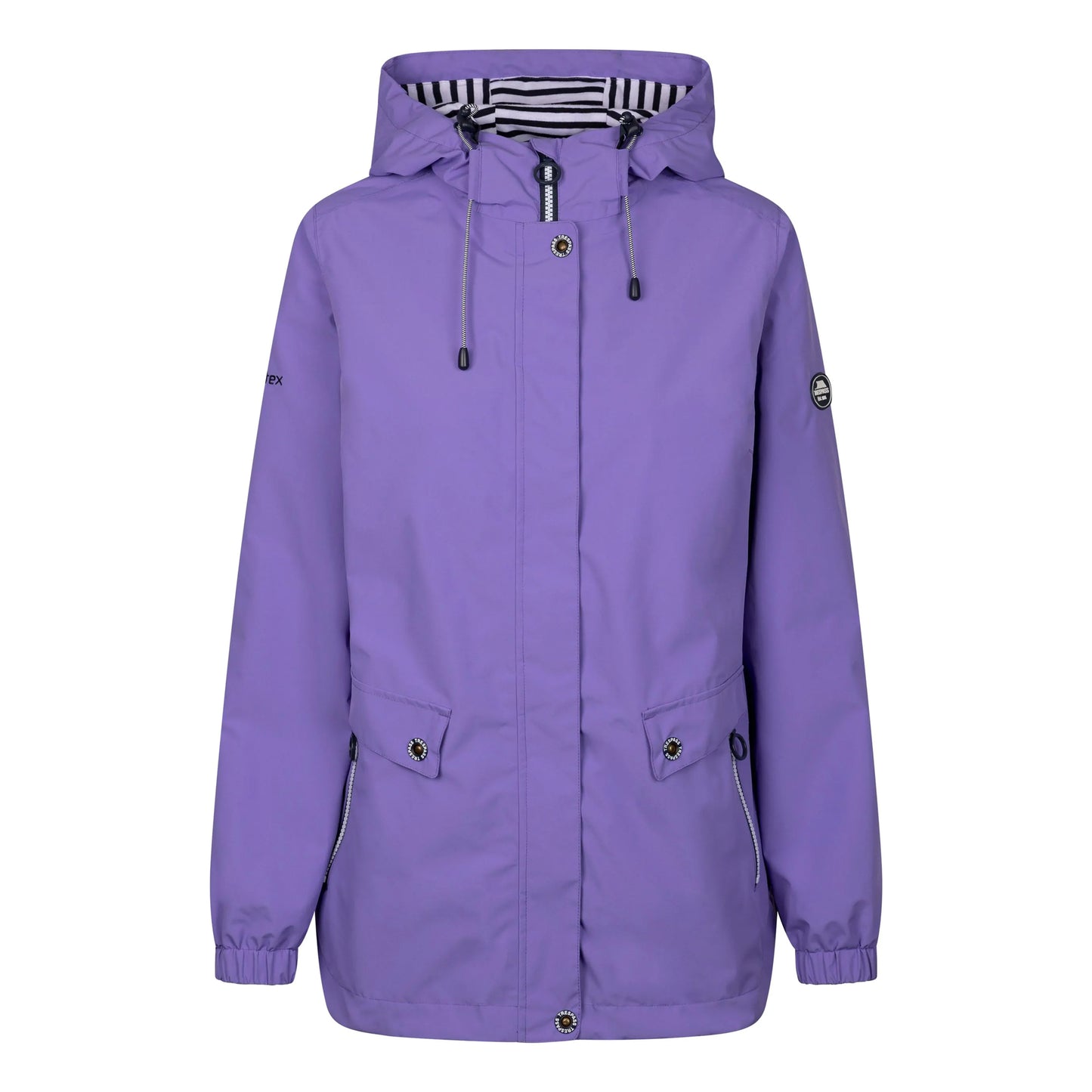 Wisteria - Front - Trespass Womens-Ladies Flourish Waterproof Jacket