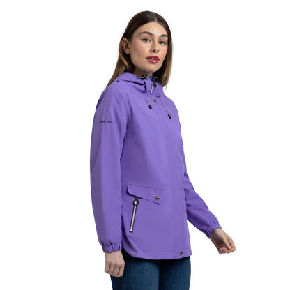 Wisteria - Side - Trespass Womens-Ladies Flourish Waterproof Jacket
