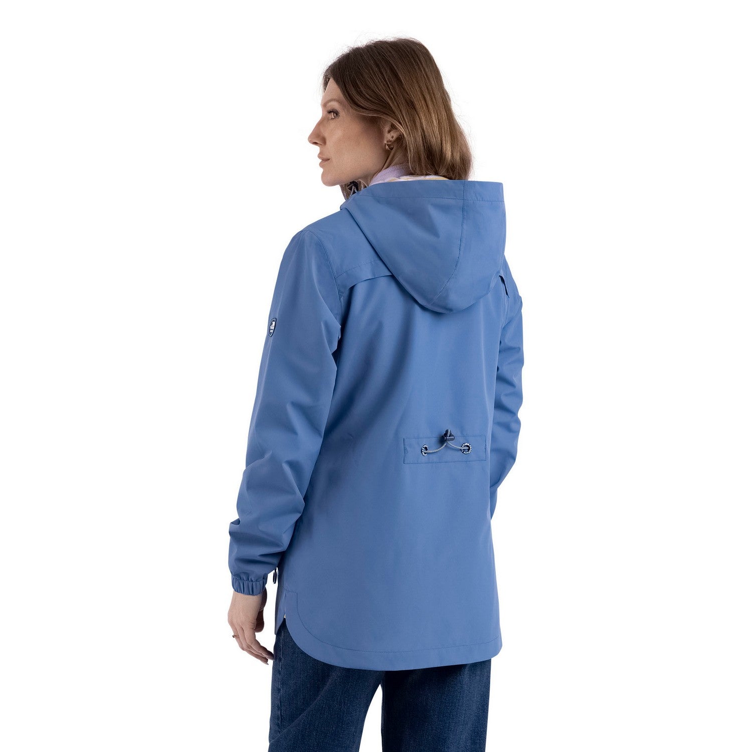 Coastal Blue - Back - Trespass Womens-Ladies Flourish Waterproof Jacket