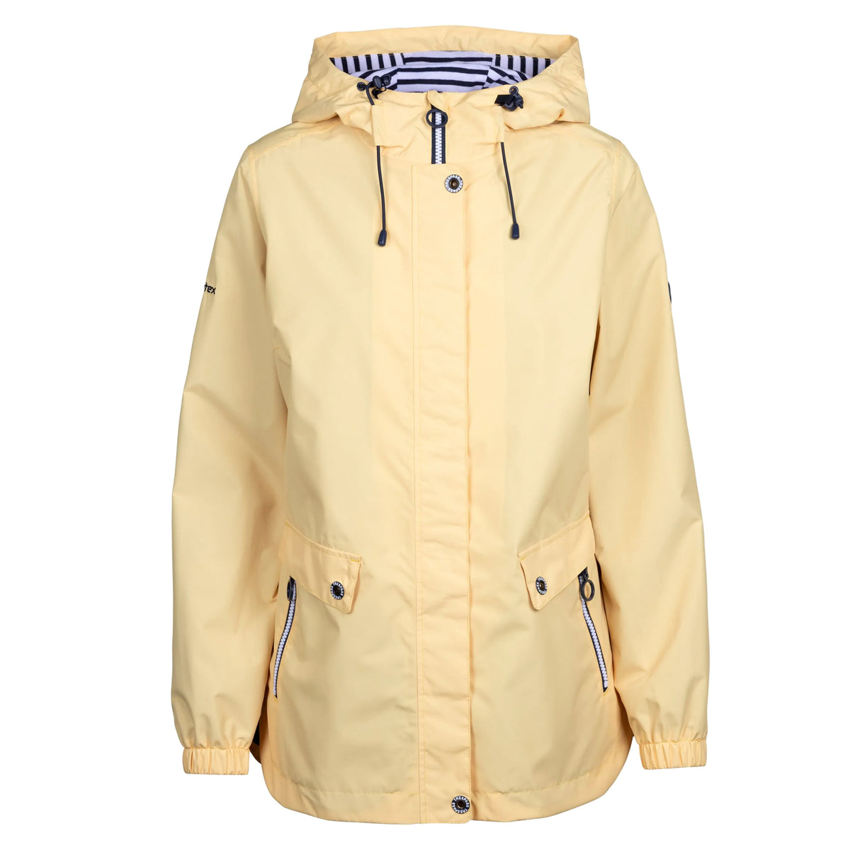 Pale Maize - Front - Trespass Womens-Ladies Flourish Waterproof Jacket