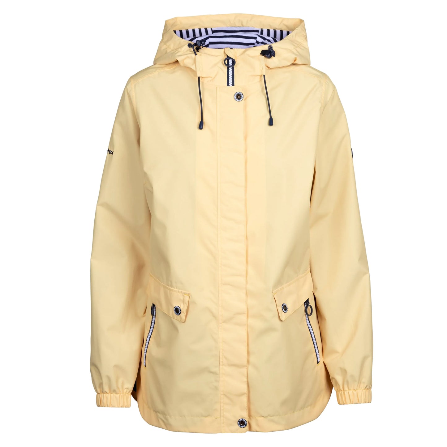 Pale Maize - Front - Trespass Womens-Ladies Flourish Waterproof Jacket