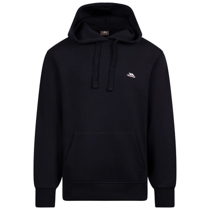 Navy - Front - Trespass Mens Truman Logo Hoodie
