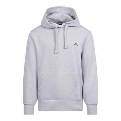 Grey Marl - Front - Trespass Mens Truman Logo Hoodie