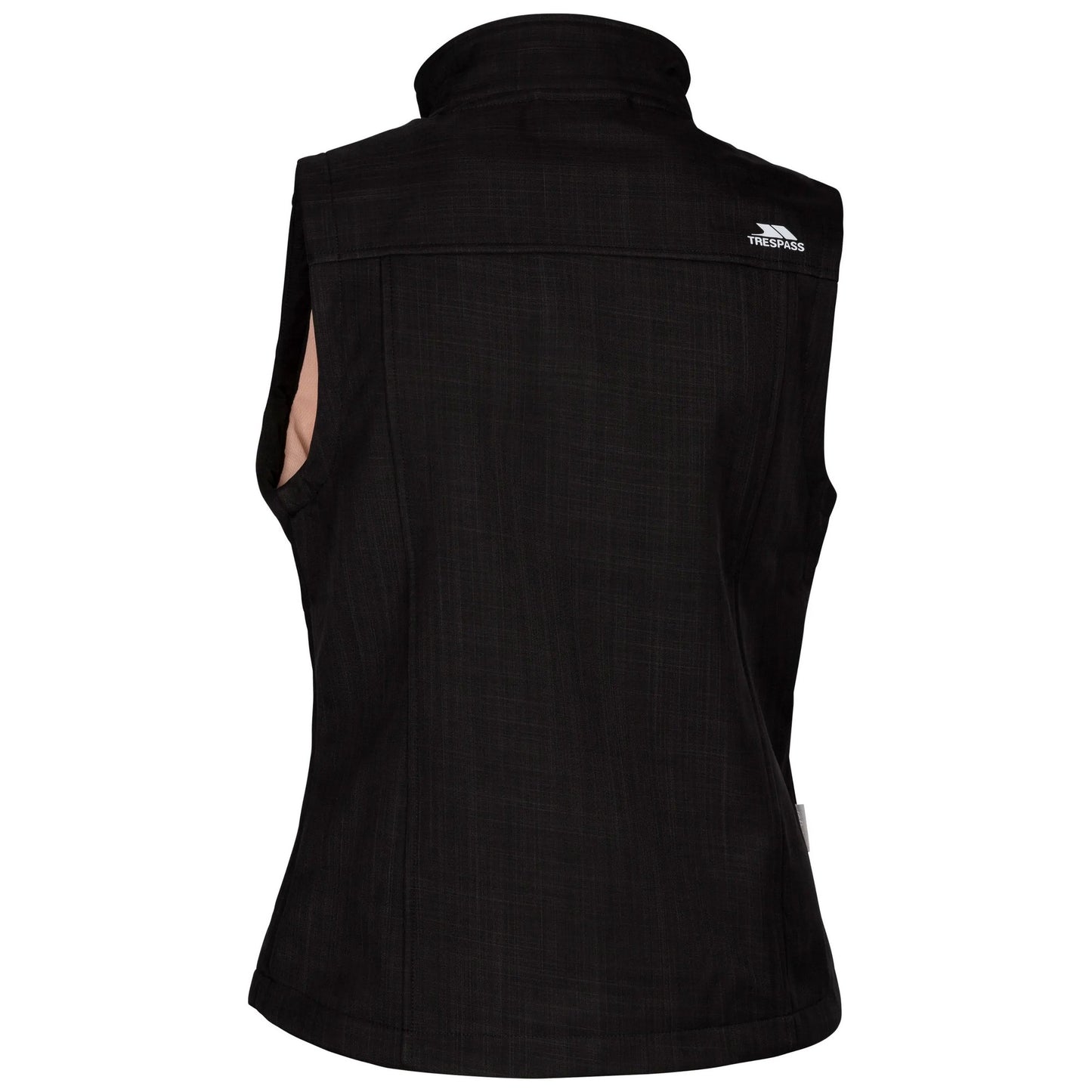 Black Marl - Back - Trespass Womens-Ladies Mereb TP50 Softshell Lightweight Gilet