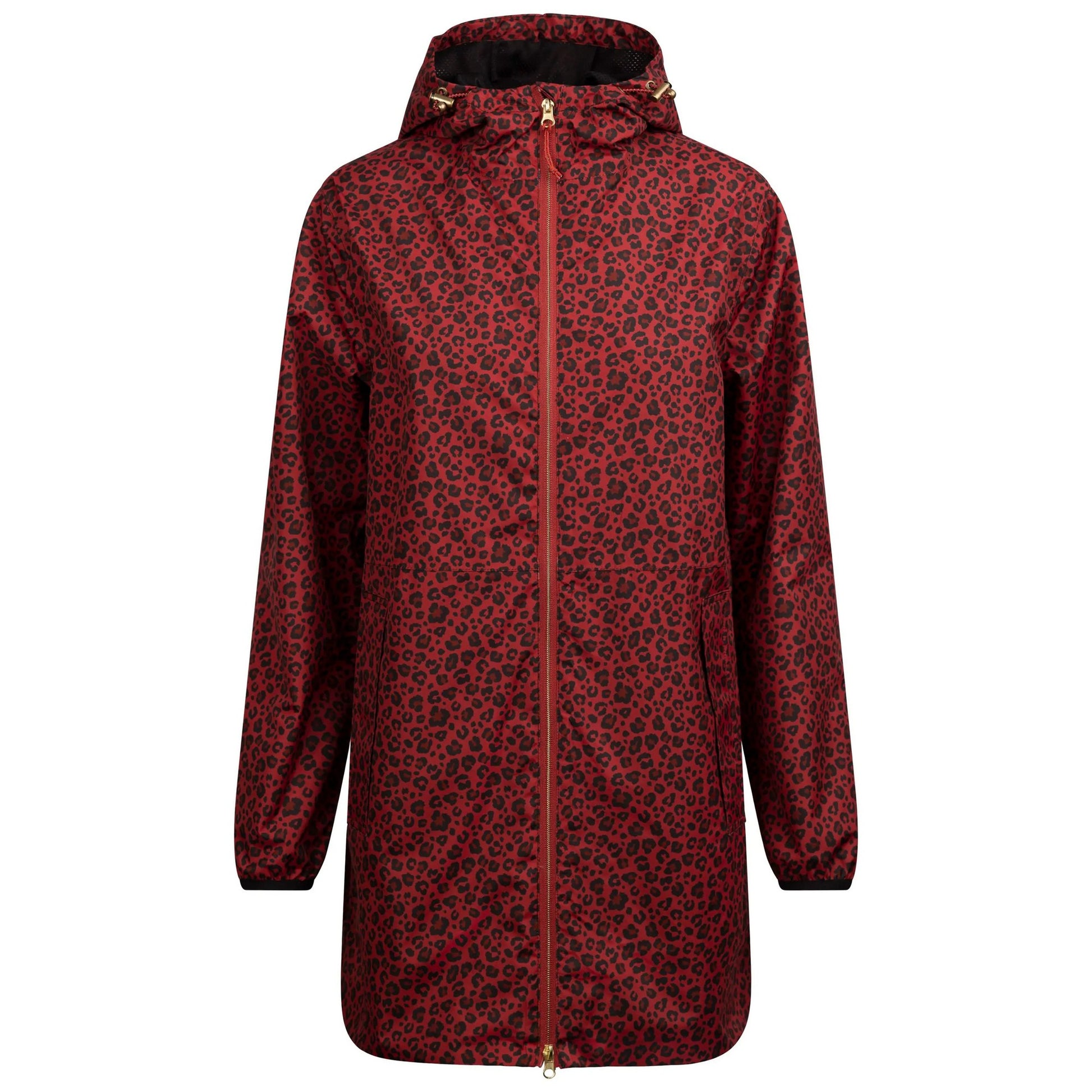 Burnt Sienna - Front - Trespass Womens-Ladies Parched Waterproof Jacket