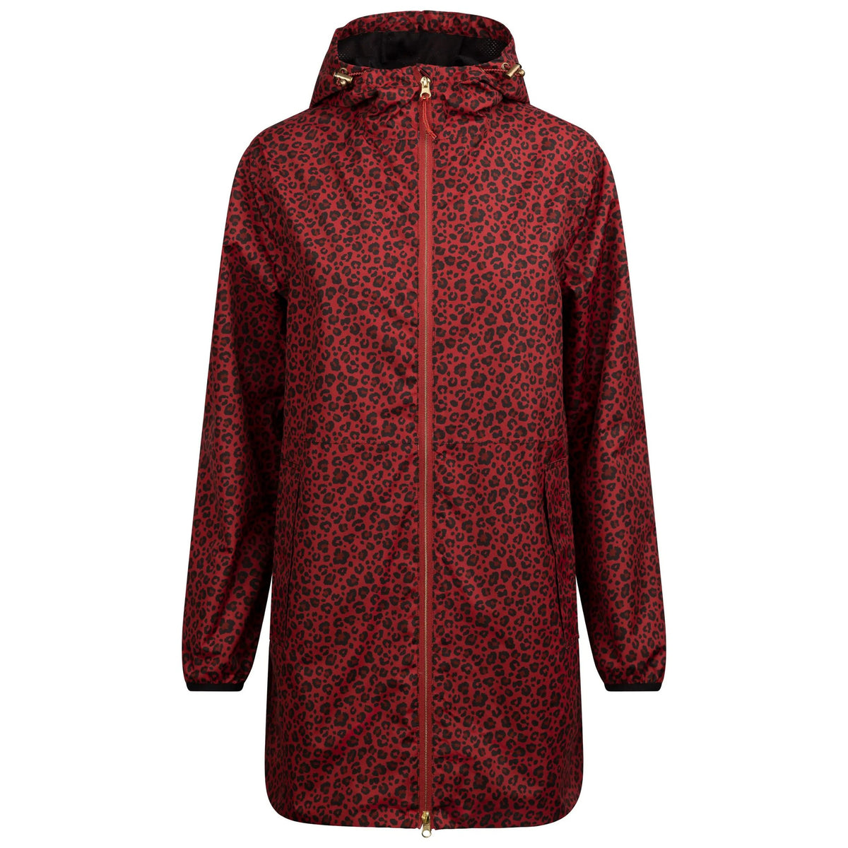 Burnt Sienna - Front - Trespass Womens-Ladies Parched Waterproof Jacket