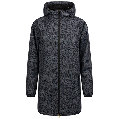 Black - Front - Trespass Womens-Ladies Parched Waterproof Jacket