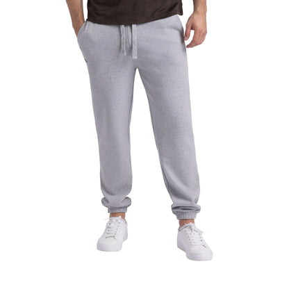 Grey Marl - Side - Trespass Mens Matte Jogging Bottoms