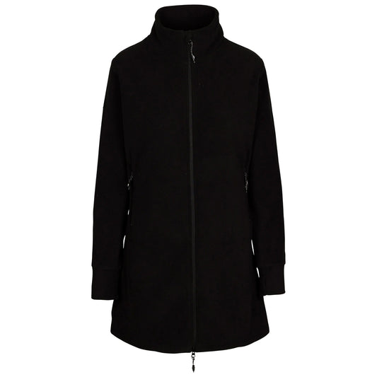 Black - Front - Trespass Womens-Ladies Maintain Anti-Pilling Fleece Jacket